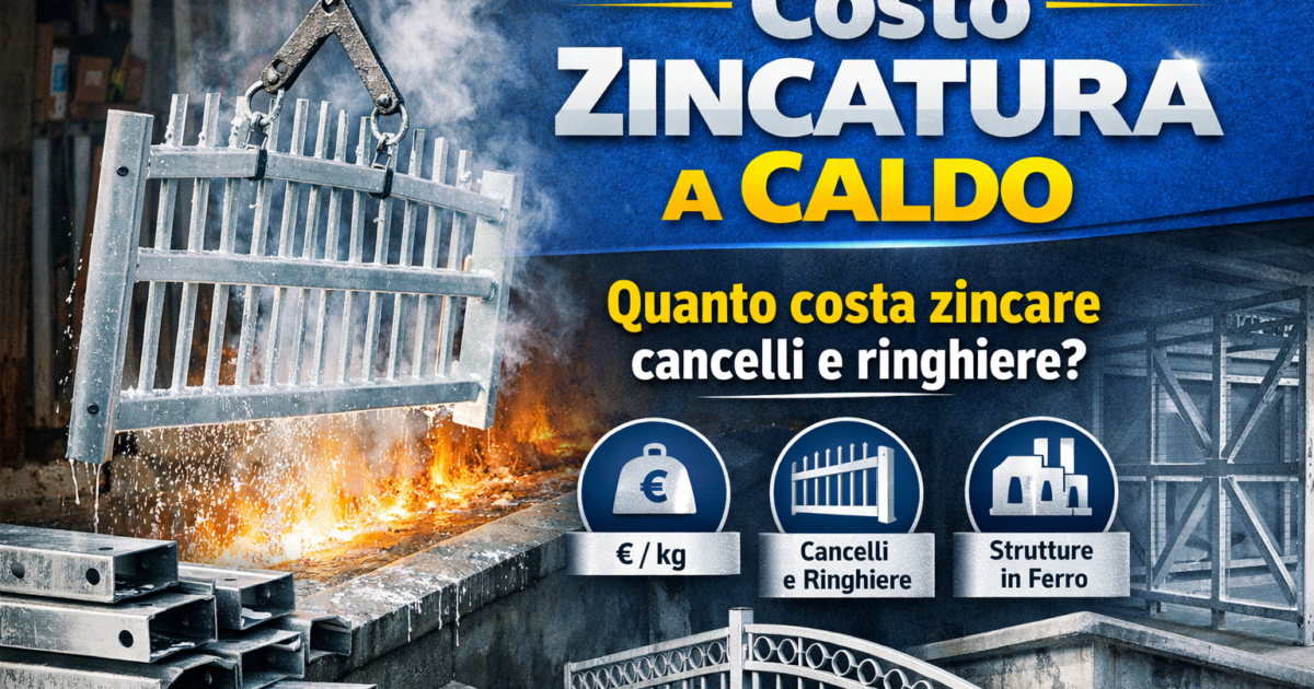 Costo Zincatura a Caldo-Quanto Costa Zincare Cancelli e Ringhiere