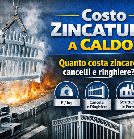 Costo Zincatura a Caldo-Quanto Costa Zincare Cancelli e Ringhiere