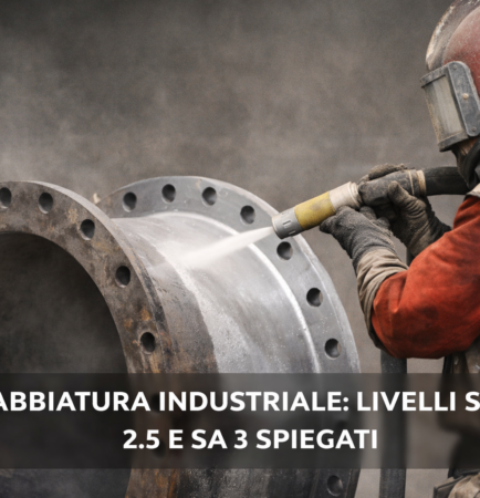 Livelli di SABBIATURA INDUSTRIALE SA 2.5 E SA 3